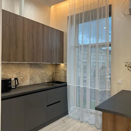 Stone & Wood Apartment Lviv